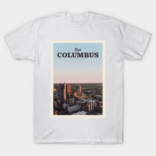 Visit Columbus T-Shirt by Mercury Club